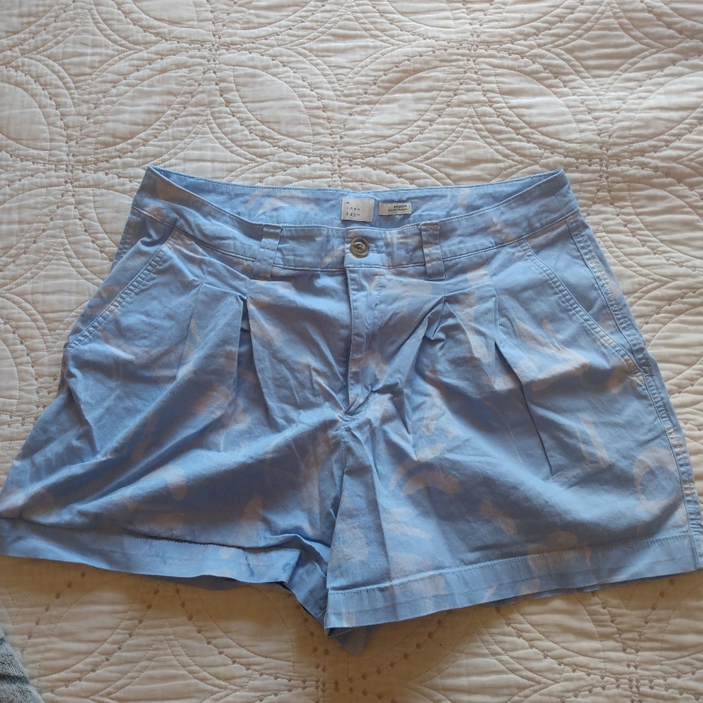 Blue cloud shorts